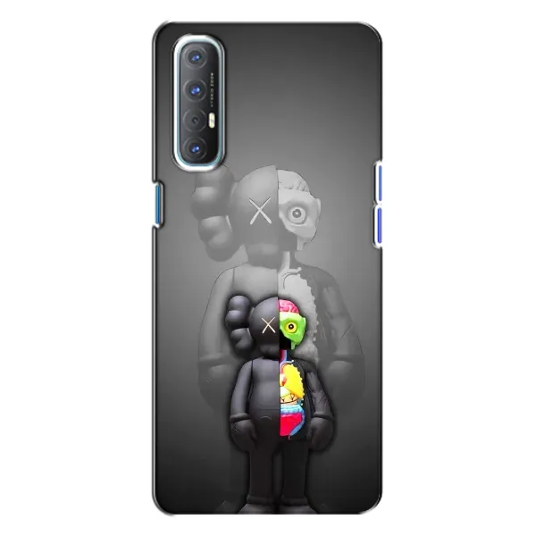 Чохол з принтом «Тіло Bearbrick» для OPPO Reno 3
