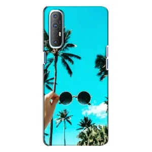 Силіконовий чохол з КАРТИНКАМИ літо для Oppo Reno 3 (AlphaPrint) (Погляд літо)