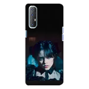 Чохли Венсдей на Oppo Reno 3 Уенсдей (AlphaPrint) (погляд Венздей)