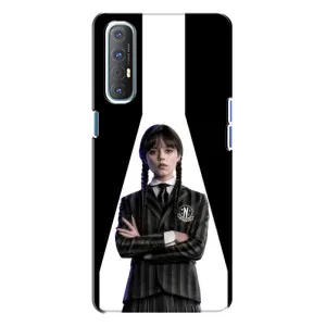 Чохли Венсдей на Oppo Reno 3 Уенсдей (AlphaPrint) (W-Wednesday)