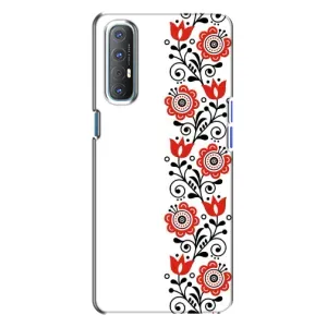 Чехол для Патриота Украины Oppo Reno 3 - (AlphaPrint) (Яркая вишиванка)