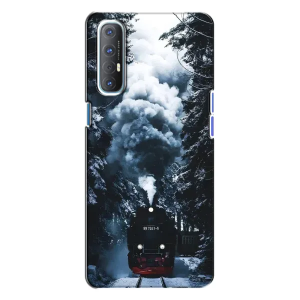 Чохол з принтом «Зимовий потяг» для OPPO Reno 3 Чохол з принтом «Зимовий потяг» для OPPO Reno 3