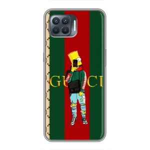 Бренднові Чохли для OPPO Reno 4 Lite - (PREMIUMPrint) (Барт ГУЧЧІ)