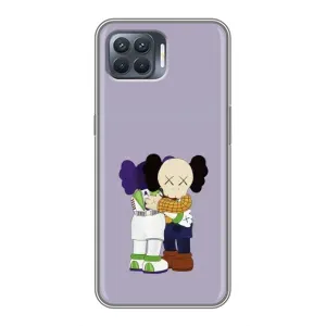 Чохли для OPPO Reno 4 Lite - Bearbrick Louis Vuitton (PREMIUMPrint) (Дружба Беарбрік)