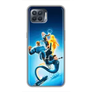 Чехол с принтом Фантастическая четверка для OPPO Reno 4 Lite (Герои Фантастическая Четверка)