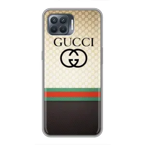 Чехлы ГУЧЧИ для Оппо Рено 4 Лайт (AlphaPrint) (GUCCI стиль)