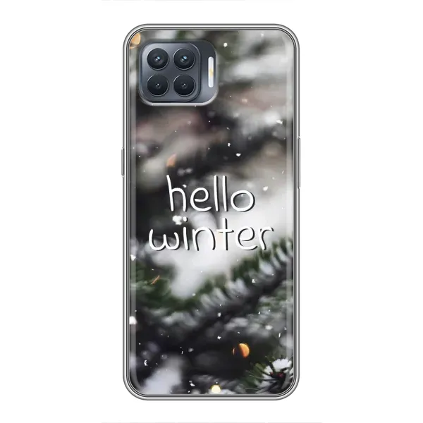 Чехол с принтом «Hello winter» для OPPO Reno 4 Lite Чехол с принтом «Hello winter» для OPPO Reno 4 Lite