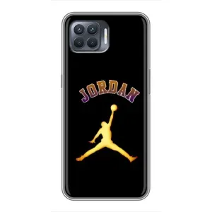 Чохли для OPPO Reno 4 Lite - з картинкою JORDAN (AlphaPrint) (Jordan Gold)