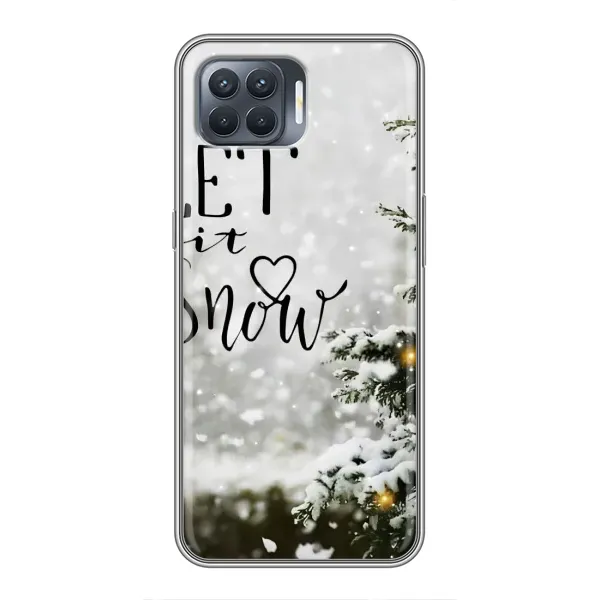 Чехол с принтом «Let it snow» для OPPO Reno 4 Lite Чехол с принтом «Let it snow» для OPPO Reno 4 Lite