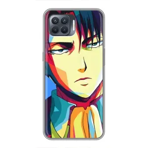 Чехлы Персонажи Аниме Наруто для OPPO Reno 4 Lite (AlphaPrint) (Леви Аккерман)
