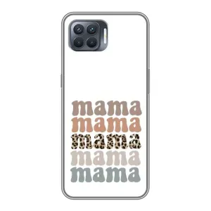 Чохли для мами на OPPO Reno 4 Lite (Текстовий колаж мама)