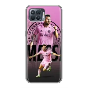 Чохли для OPPO Reno 4 . - Лео Мессі Маямі (Messi Miami)