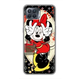Чохол Disney Mouse OPPO Reno 4 Lite (PREMIUMPrint) (Мінні peace)