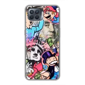 Чохли з крутими принтами для OPPO Reno 4 Lite - (PREMIUMPrint) (Monopoly man)