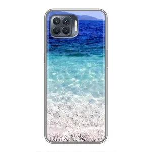 Силиконовый чехол с КАРТИНКАМИ лето для OPPO Reno 4 Lite (AlphaPrint) (Море)