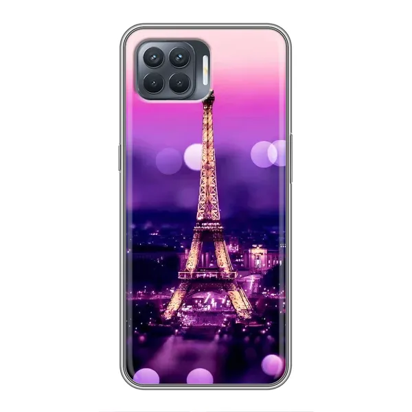 Чехол с принтом «Париж Башня» для OPPO Reno 4 Lite