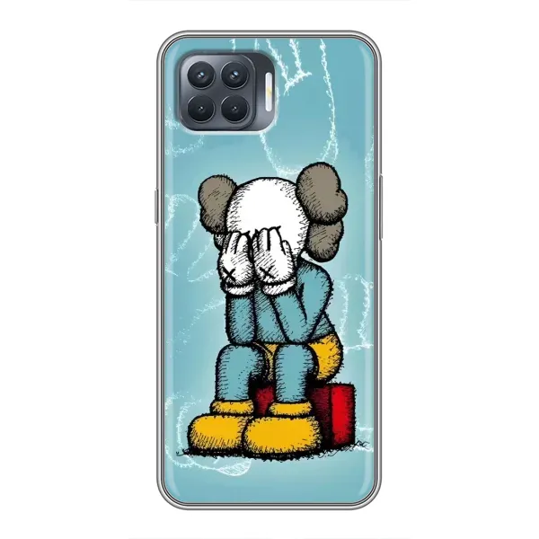 Чехол с принтом «Плач Bearbrick» для OPPO Reno 4 Lite