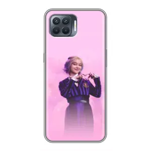 Чехол с дизайном Венздей 2 на OPPO Reno 4 Lite (Яркая Энид Уэнздей)