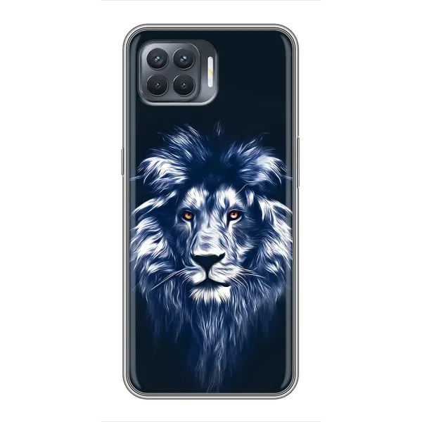 Чохол з принтом «Синій Лев» для OPPO Reno 4 Lite
