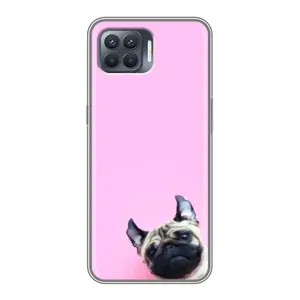 Чехлы с собаками для OPPO Reno 4 Lite (VPrint) (Смешная собака)