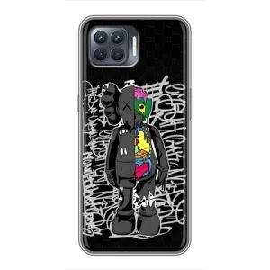 Чохли для OPPO Reno 4 Lite - Bearbrick Louis Vuitton (PREMIUMPrint) (Стиль Bearbrick)