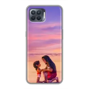 Чехол с мультфильмом Моана OPPO Reno 4 Lite (Маленькая Ваяна)
