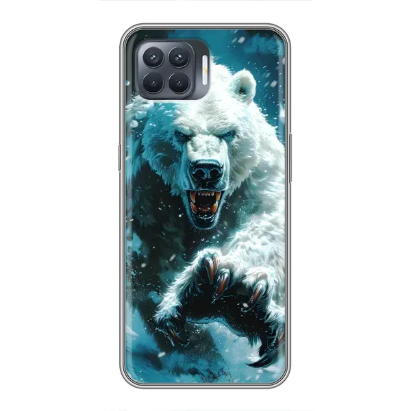 Чехол с принтом «Полярный медведь» для OPPO Reno 4 Lite