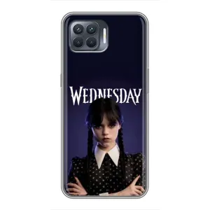 Чехлы Венсдей на OPPO Reno 4 Lite Уэнсдей (AlphaPrint) (Wednesday)
