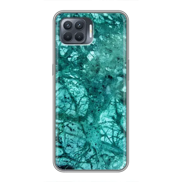 Чехол с принтом «Зеленый мрамор» для OPPO Reno 4 Lite Чехол с принтом «Зеленый мрамор» для OPPO Reno 4 Lite