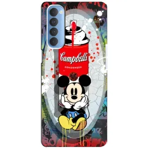 Чохол Disney Mouse Oppo Reno 4 Pro (PREMIUMPrint) (Американський Маус)