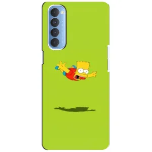 Чехол с Симпсонами для Oppo Reno 4 Pro (VPrint)
