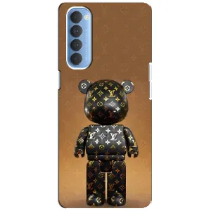 Чехлы для Oppo Reno 4 Pro - Bearbrick Louis Vuitton (PREMIUMPrint)