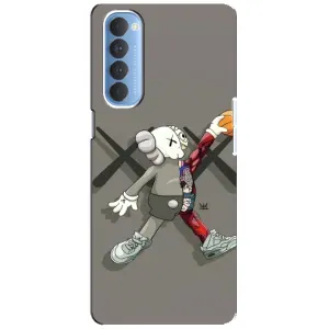 Чохли для Oppo Reno 4 Pro - Bearbrick Louis Vuitton (PREMIUMPrint) (Беарбрік Джордан)