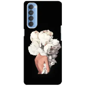 Чехлы (ART) Цветы на Oppo Reno 4 Pro (VPrint)