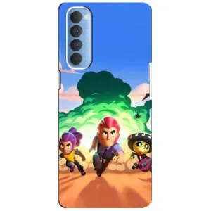 Чехол для Oppo Reno 4 Pro Бравл Старс (VPrint) (Бравел Старс)