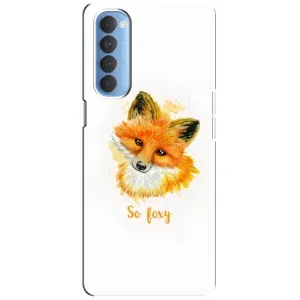 Чохли з картинкою Лисичка для Oppo Reno 4 Pro (VPrint) (Дівчинка Лиса)