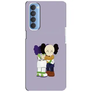 Чохли для Oppo Reno 4 Pro - Bearbrick Louis Vuitton (PREMIUMPrint) (Дружба Беарбрік)