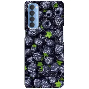 Чохли з фруктами для Oppo Reno 4 Pro (VPrint) (Ожина)