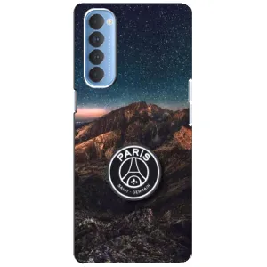 Чохли PSG для Oppo Reno 4 Pro (AlphaPrint) (ФК ПСЖ)