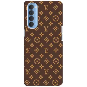 Чохли Луі Вітон для Oppo Reno 4 Pro (AlphaPrint - LOUIS VUITTON) (фон LOUIS VUITTON)