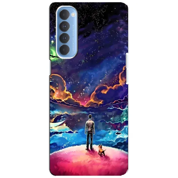 Чехол с принтом «Галактический вид» для OPPO Reno 4 Pro
