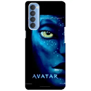 Чохли з фільму АВАТАР для Oppo Reno 4 Pro (AlphaPrint) (око Аватара)