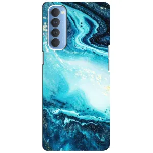 Мраморный чехол на Oppo Reno 4 Pro (VPrint)