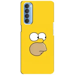 Чjхол з Сімпсонами для Oppo Reno 4 Pro (VPrint) (Гомер)