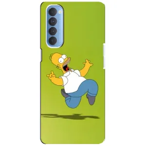 Чjхол з Сімпсонами для Oppo Reno 4 Pro (VPrint) (Гомер Сімпсон)
