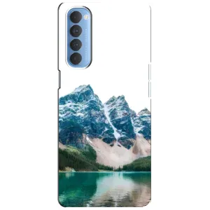 Силиконовый чехол с КАРТИНКАМИ лето для Oppo Reno 4 Pro (AlphaPrint) (Гори)