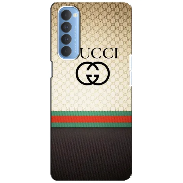 Чехол с принтом «GUCCI стиль» для OPPO Reno 4 Pro