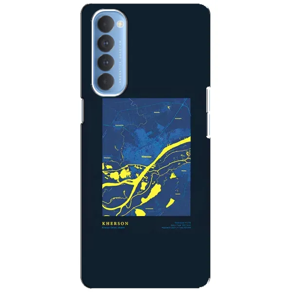 Чехол с принтом «Херсон» для OPPO Reno 4 Pro