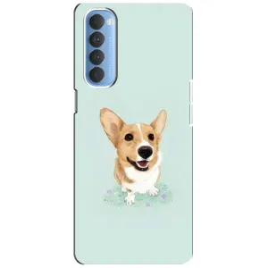 Чохли з собаками для Oppo Reno 4 Pro (VPrint) (Коргі)