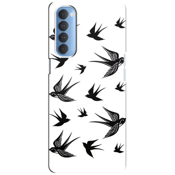 Чехол с принтом «Ласточки» для OPPO Reno 4 Pro
